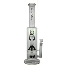 Tubo de agua de fumar de vidrio con colmena cónica (ES-GB-462) de Heart Honeycomb Lookah Hookah